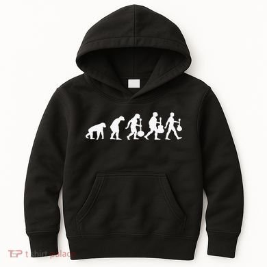 Human Mandolin Evolution Vintage Classical Music Kids Hoodie