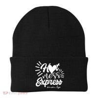 Hot Mess Express Mom Life Mother Gift Beanie thumb 0