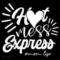 Hot Mess Express Mom Life Mother Gift Women's Hoodie thumb 2