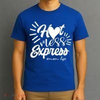 Hot Mess Express Mom Life Mother Gift T-Shirt thumb 3