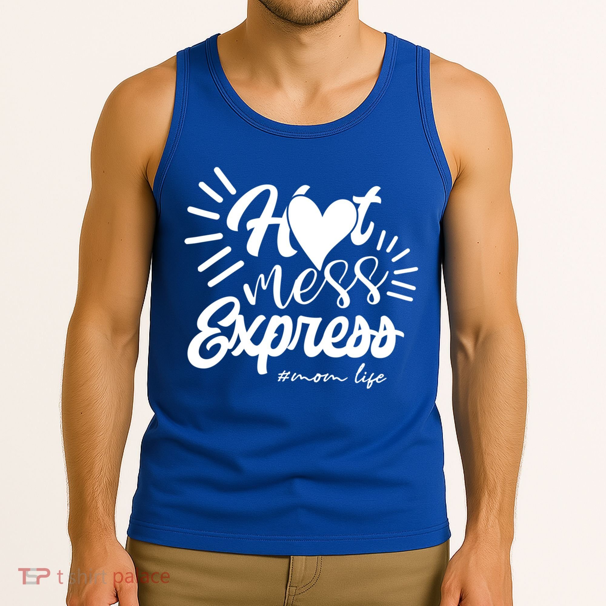 Hot Mess Express Mom Life Mother Gift Tank Top