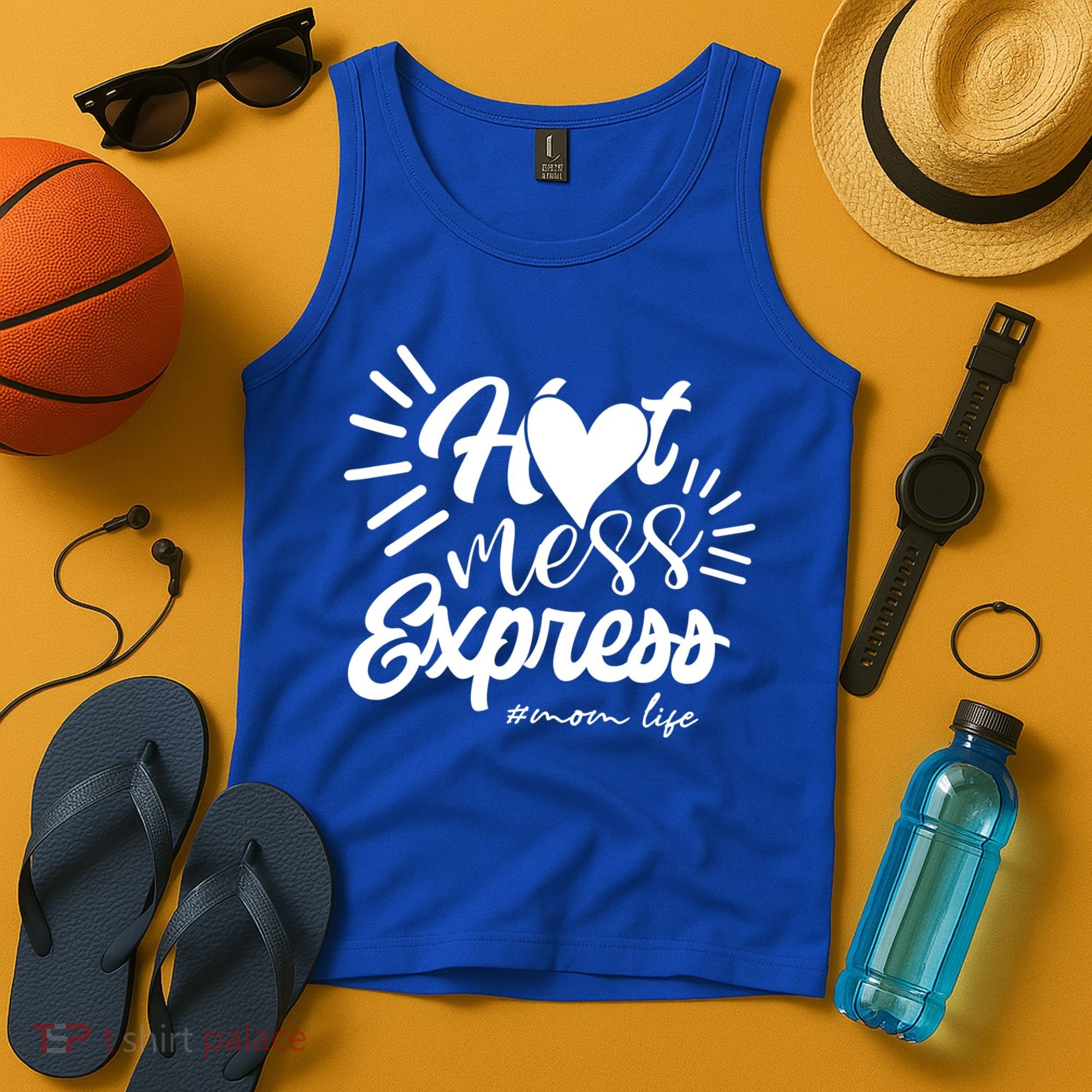 Hot Mess Express Mom Life Mother Gift Tank Top