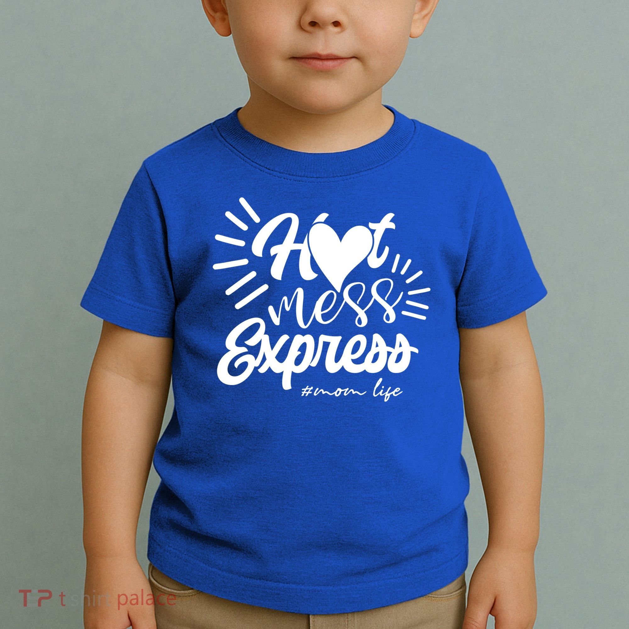 Hot Mess Express Mom Life Mother Gift Toddler T-Shirt