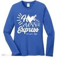 Hot Mess Express Mom Life Mother Gift Women's Long Sleeve Shirt thumb 0