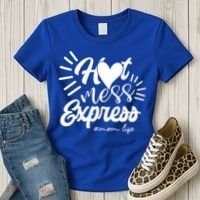 Hot Mess Express Mom Life Mother Gift Women's T-Shirt thumb 3