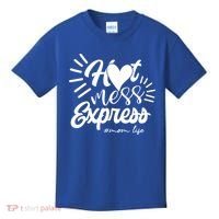 Hot Mess Express Mom Life Mother Gift Kids T-Shirt thumb 0