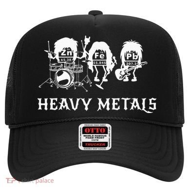 Heavy Metals Funny Chemistry Periodic Table Joke Hat