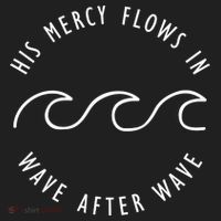His Mercy Flows In Wave After Wave Christianity Hat thumb 2