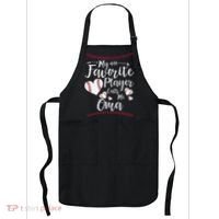 Heart My Favorite Player Calls Me Oma Baseball Apron thumb 0