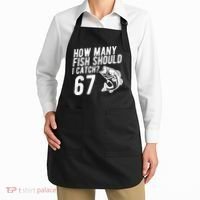 How Many Fish Should I Catch 67 6-7 Meme Funny Apron thumb 2