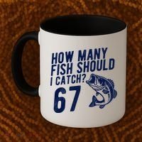 How Many Fish Should I Catch 67 6-7 Meme Funny Coffee Mug thumb 2