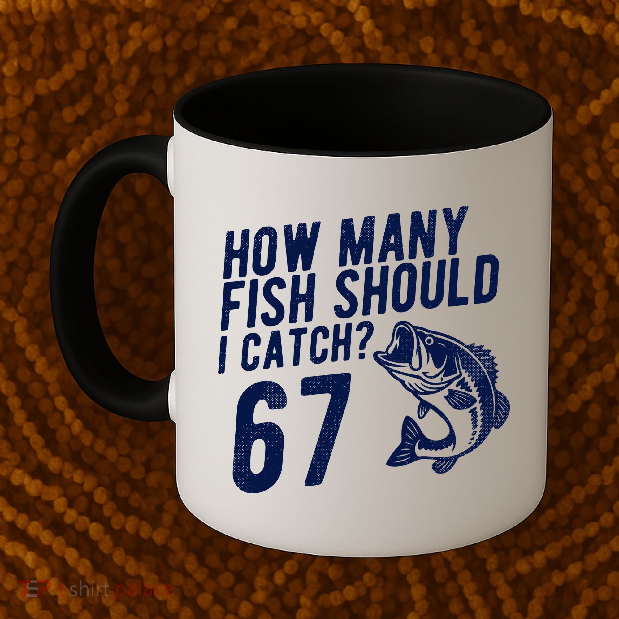 How Many Fish Should I Catch 67 6-7 Meme Funny Coffee Mug