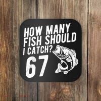 How Many Fish Should I Catch 67 6-7 Meme Funny Coaster thumb 0