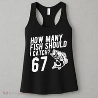 How Many Fish Should I Catch 67 6-7 Meme Funny Women's Tank Top thumb 3