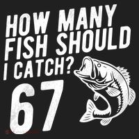 How Many Fish Should I Catch 67 6-7 Meme Funny Golf Towel thumb 3