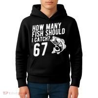 How Many Fish Should I Catch 67 6-7 Meme Funny Kids Hoodie thumb 4