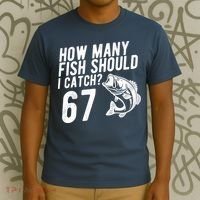 How Many Fish Should I Catch 67 6-7 Meme Funny T-Shirt thumb 3