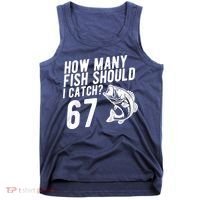 How Many Fish Should I Catch 67 6-7 Meme Funny Tank Top thumb 0