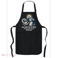 Hail Mary Full Of Grace Punch The Devil In The Face Catholic Apron thumb 0