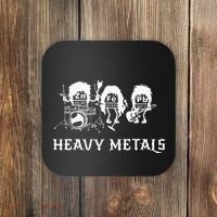 Heavy Metals Funny Chemistry Periodic Table Joke Coaster thumb 0