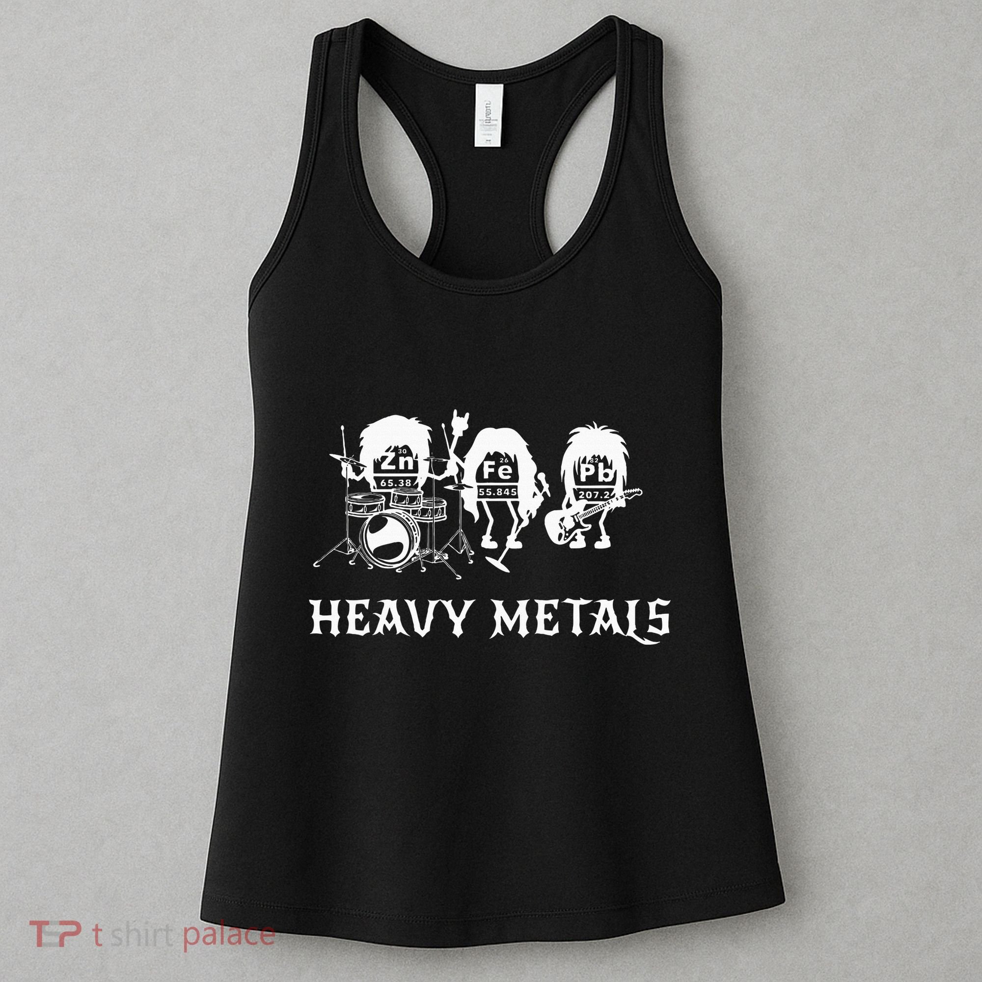 Heavy Metals Funny Chemistry Periodic Table Joke Women's Tank Top