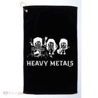Heavy Metals Funny Chemistry Periodic Table Joke Golf Towel thumb 0