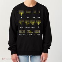 Hanukkah Math Fractions Menorah Chanukah Teacher   Women's Sweatshirt thumb 0