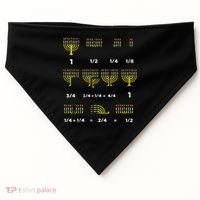 Hanukkah Math Fractions Menorah Chanukah Teacher   USA-Made Doggie Bandana thumb 0