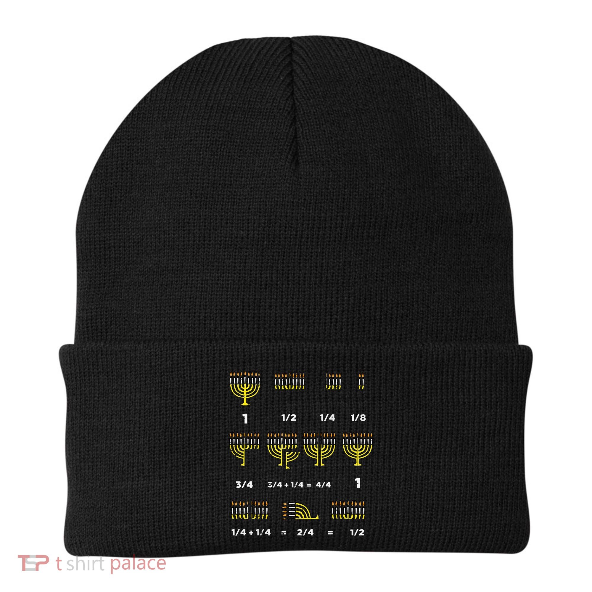 Hanukkah Math Fractions Menorah Chanukah Teacher   Beanie