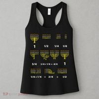 Hanukkah Math Fractions Menorah Chanukah Teacher   Women's Tank Top thumb 3