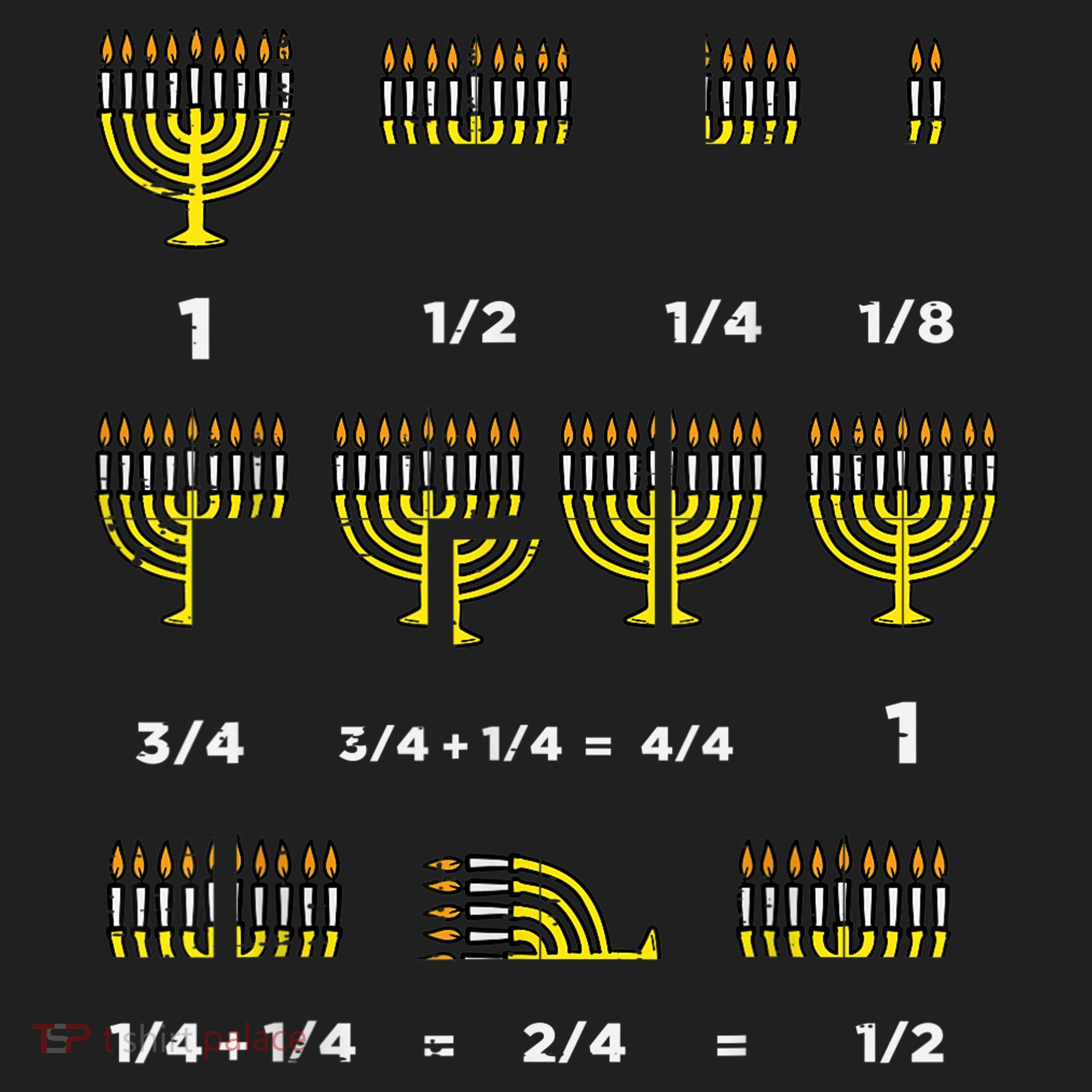 Hanukkah Math Fractions Menorah Chanukah Teacher   Hat