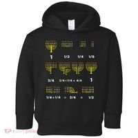 Hanukkah Math Fractions Menorah Chanukah Teacher   Toddler Hoodie thumb 0
