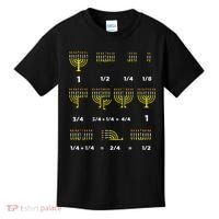 Hanukkah Math Fractions Menorah Chanukah Teacher   Kids T-Shirt thumb 0