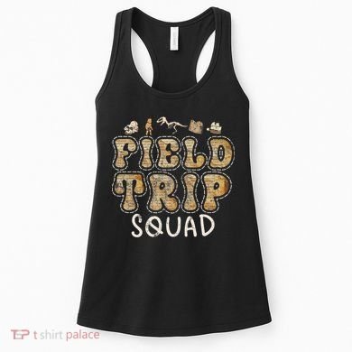 History Museum Field Trip Squad Crew Teacher Student Women's Tank Top