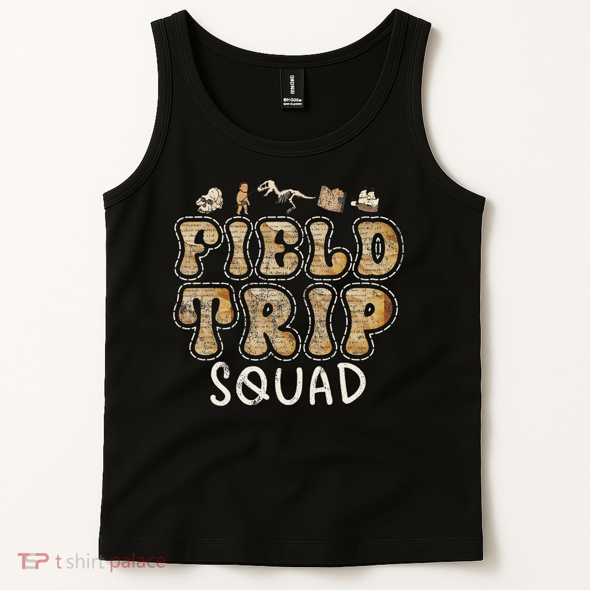 History Museum Field Trip Squad Crew Teacher Student Tank Top