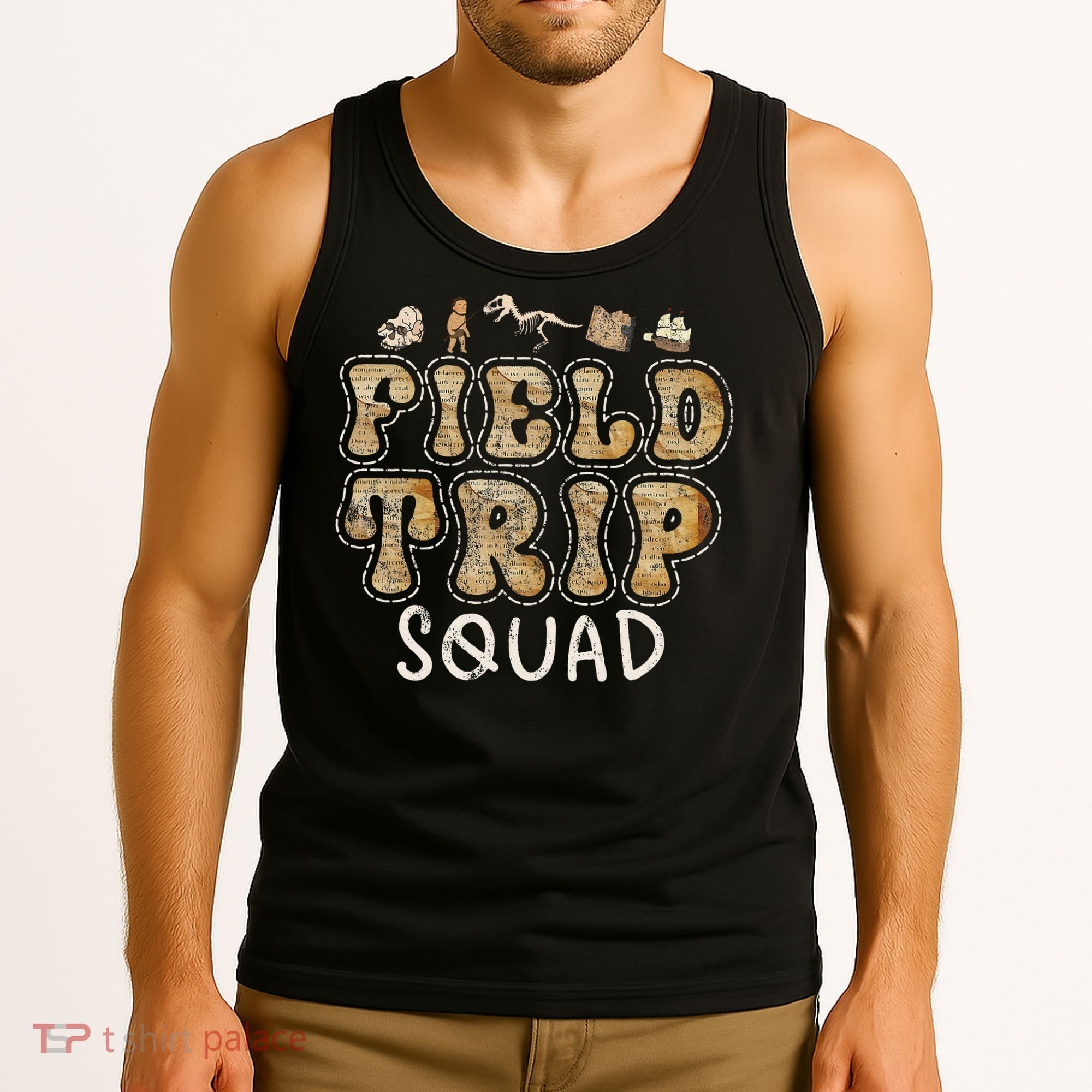 History Museum Field Trip Squad Crew Teacher Student Tank Top
