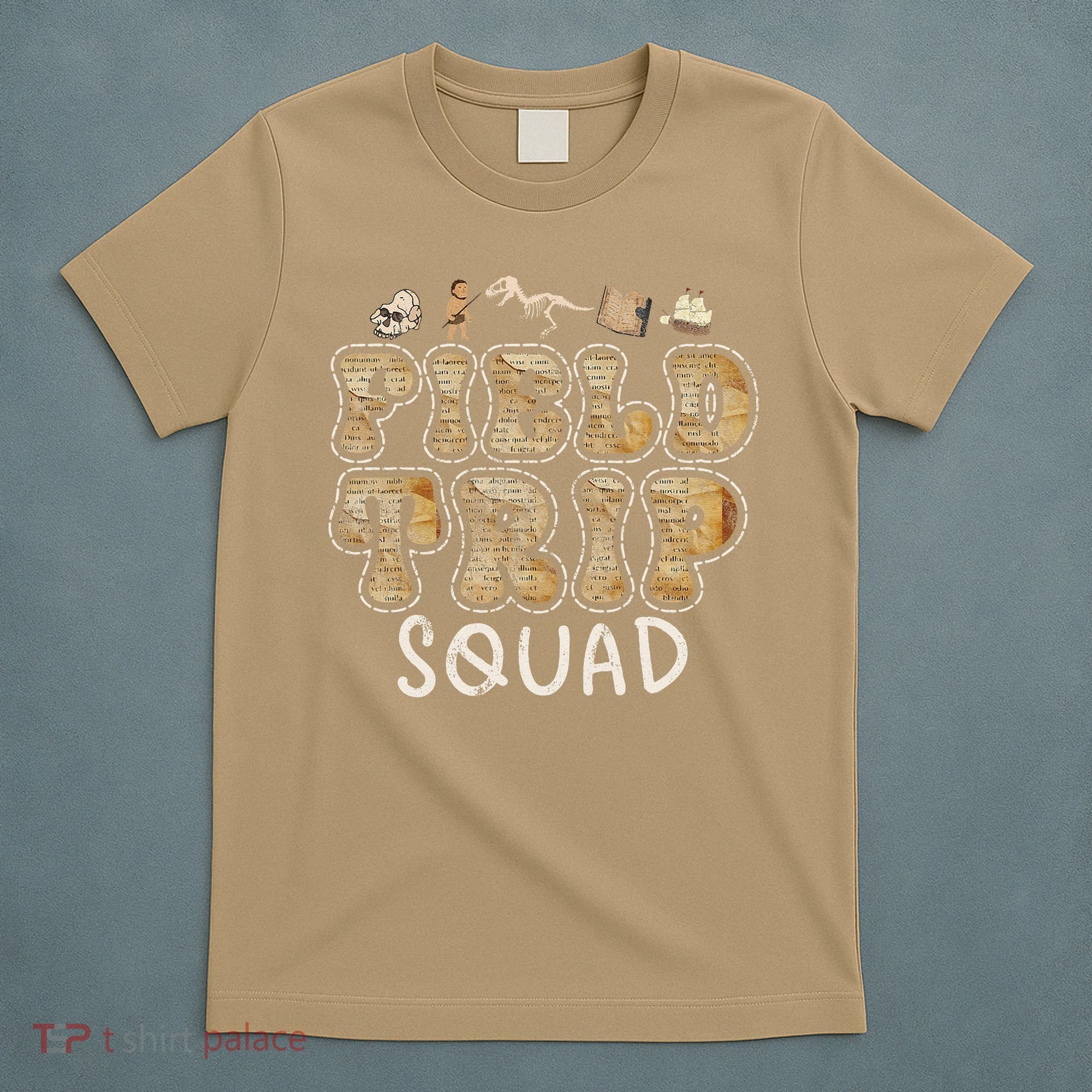 History Museum Field Trip Squad Crew Teacher Student T-Shirt