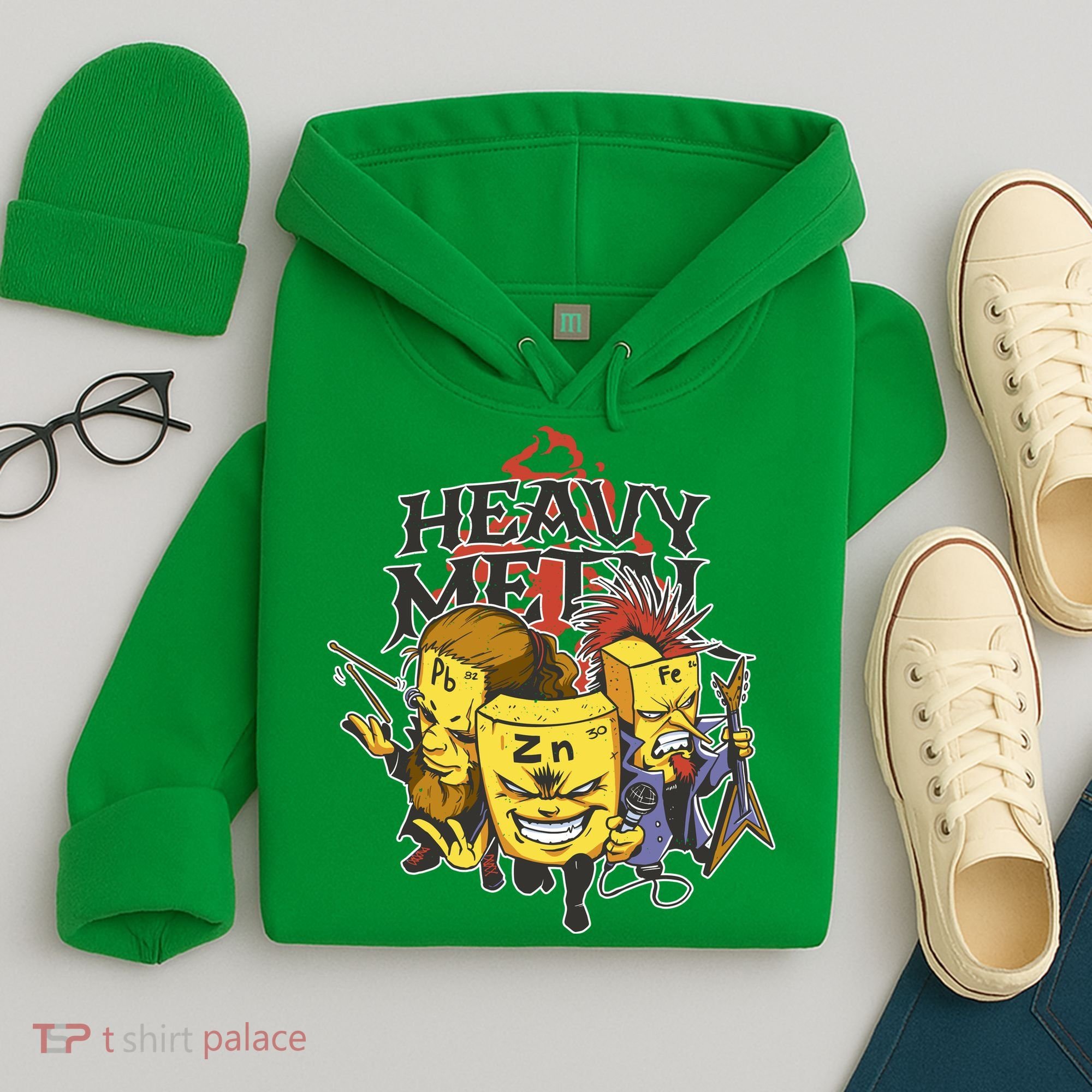 Heavy Metal Funny Chemistry Hoodie