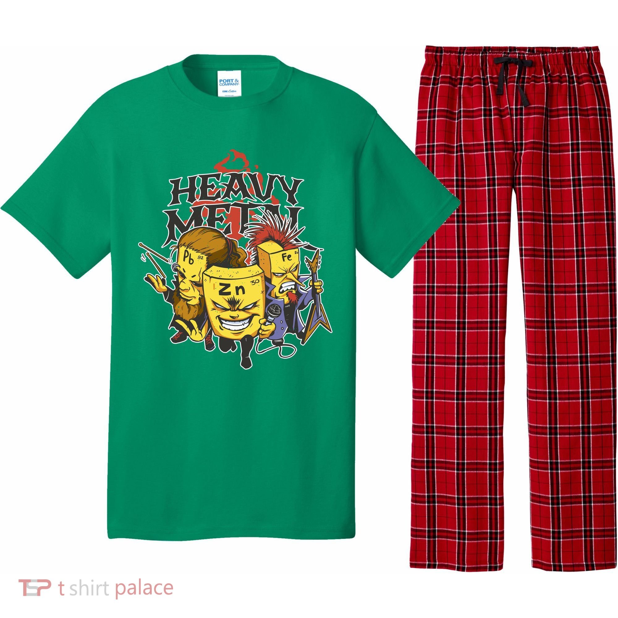 Heavy Metal Funny Chemistry Pajama Set