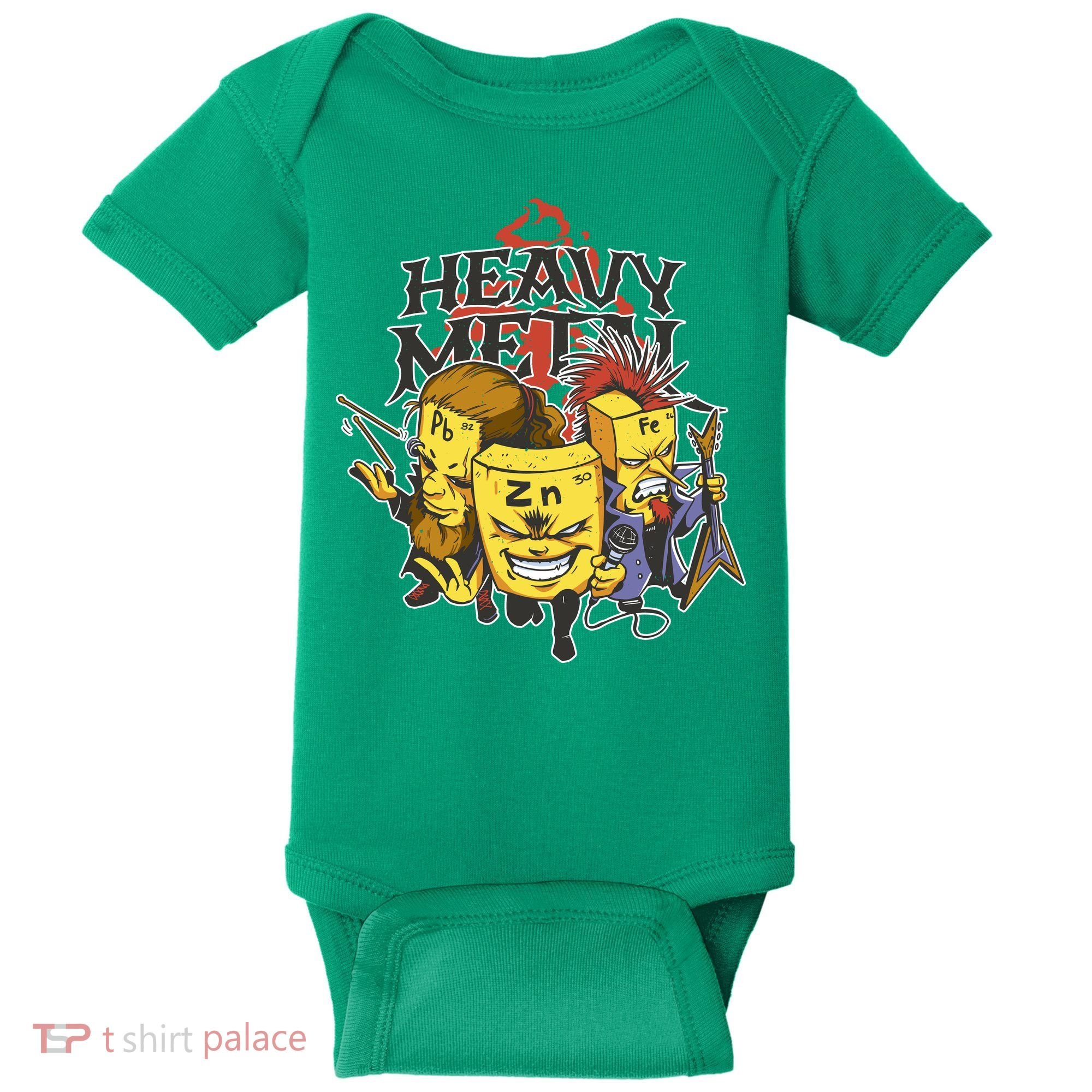 Heavy Metal Funny Chemistry Baby Bodysuit