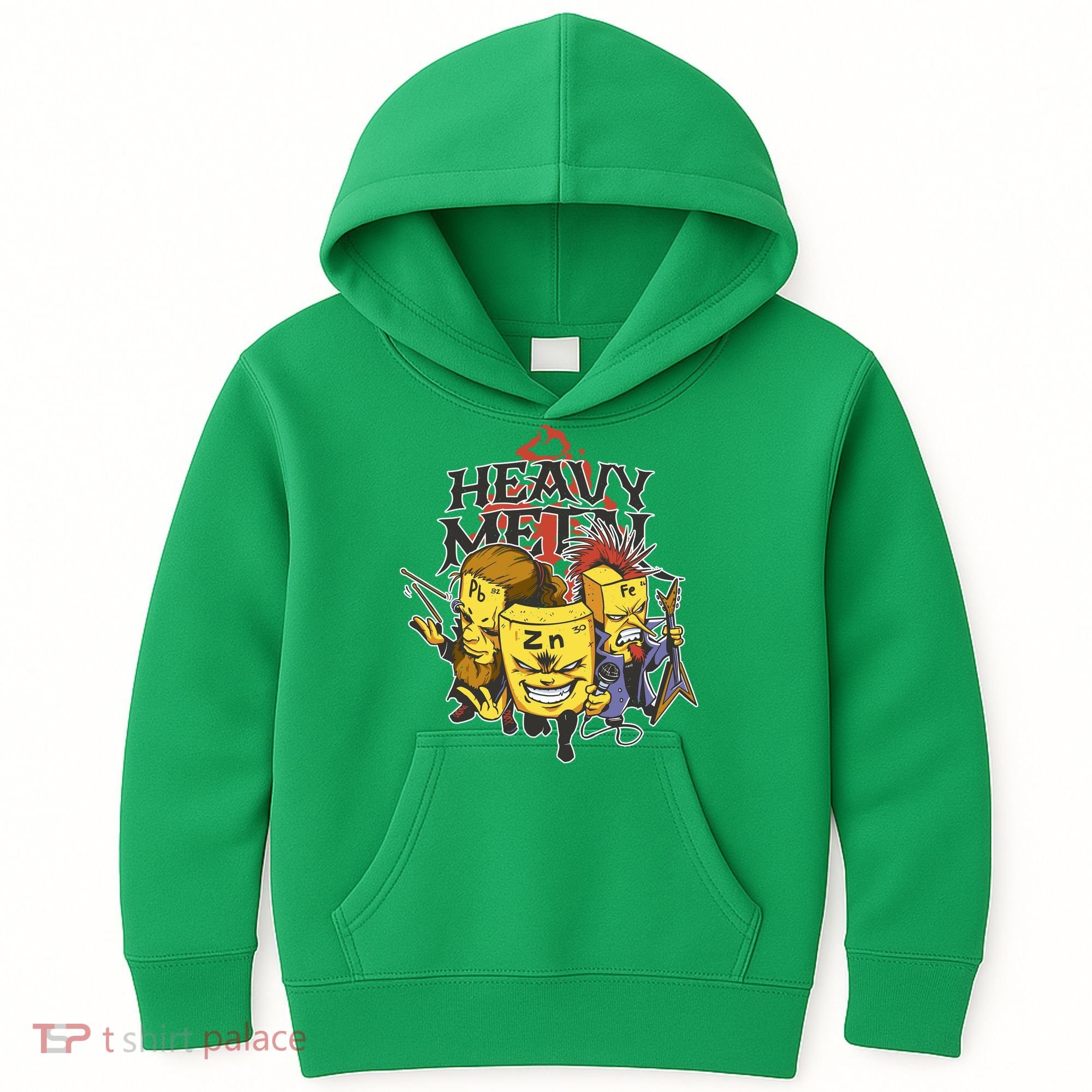 Heavy Metal Funny Chemistry Kids Hoodie