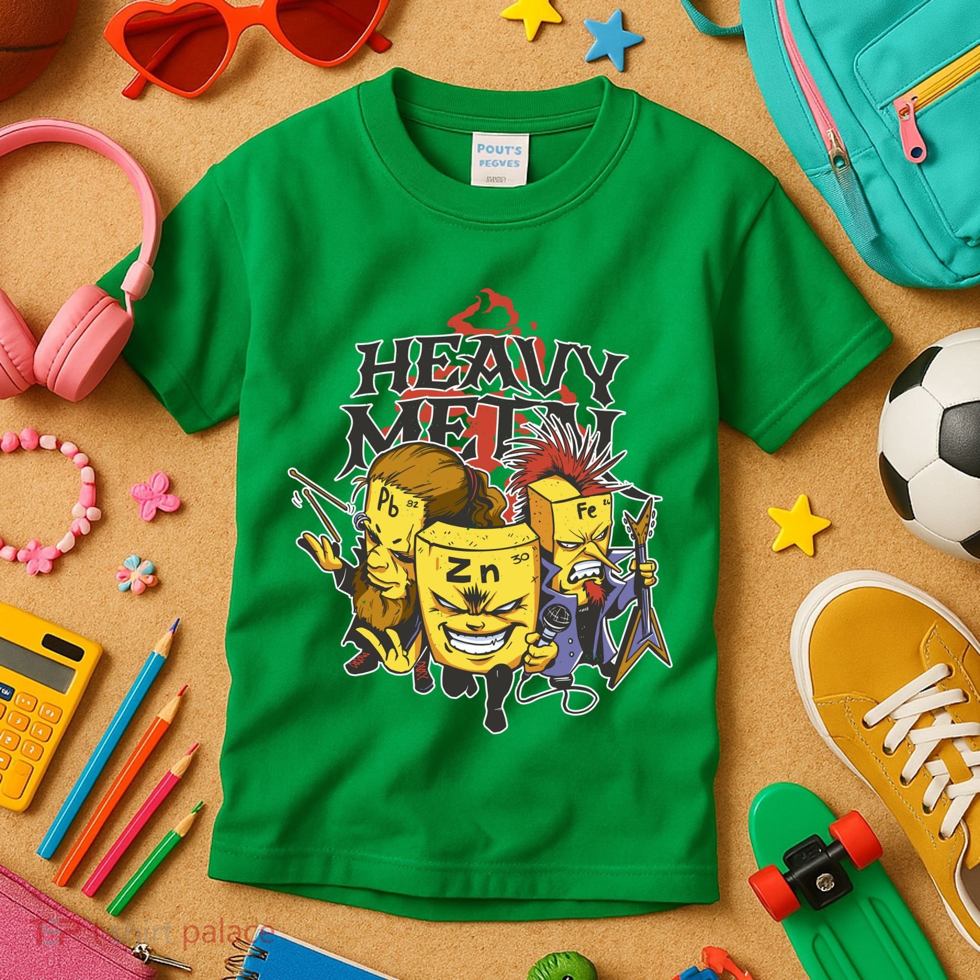 Heavy Metal Funny Chemistry Kids T-Shirt