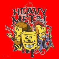Heavy Metal Funny Chemistry Santa Hat thumb 1