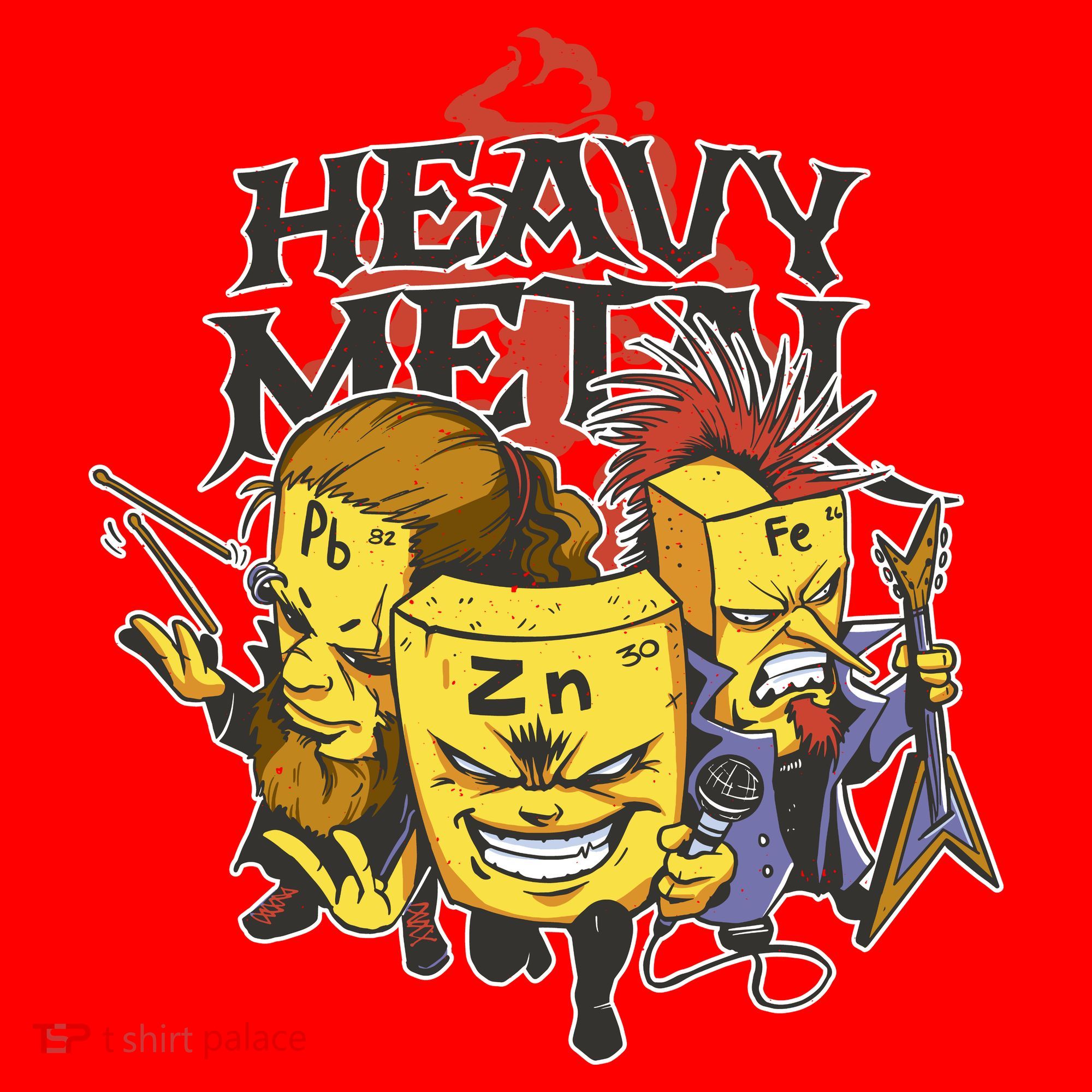 Heavy Metal Funny Chemistry Santa Hat