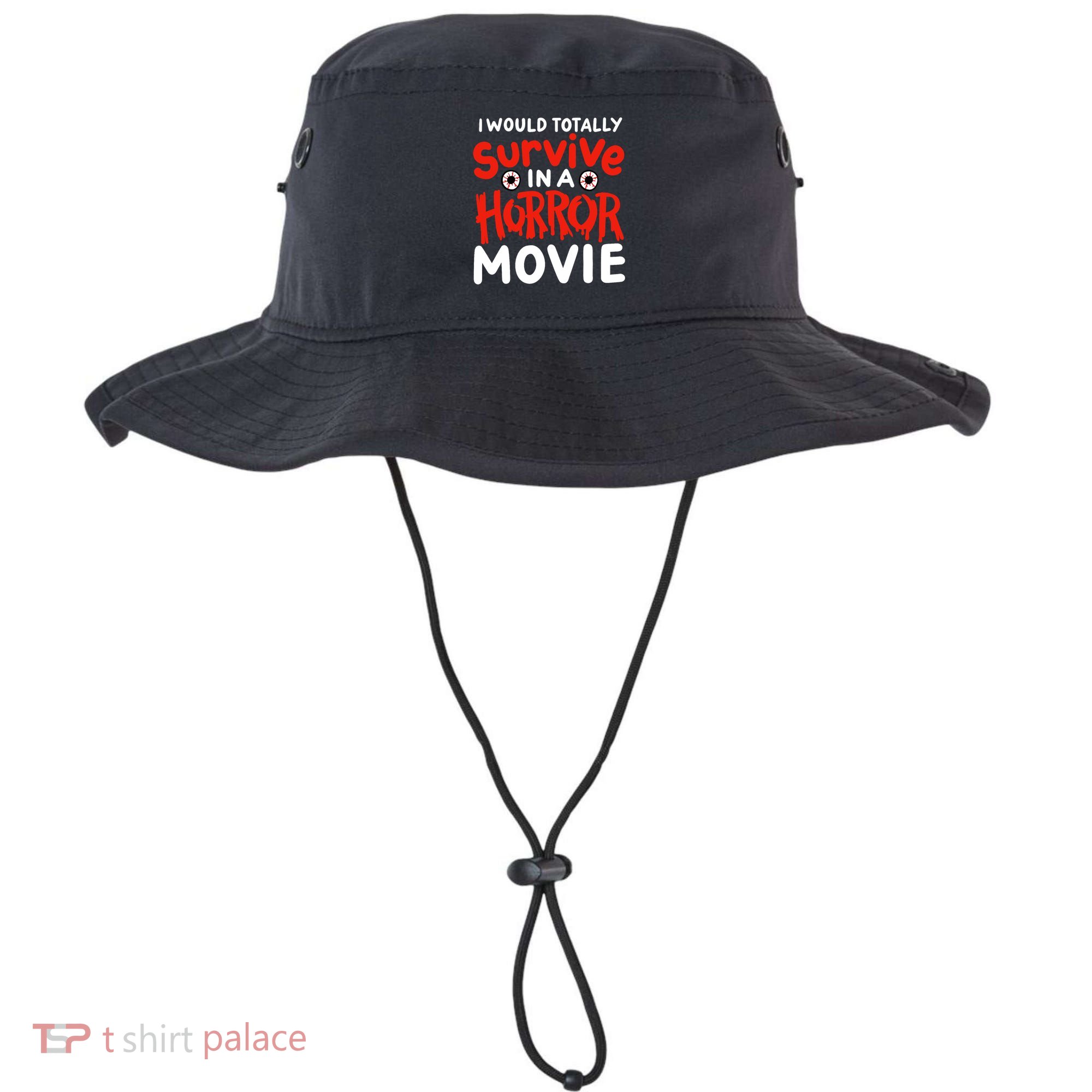 Horror Movie Funny I Could Totally Survive In A Horror Movie Bucket Hat