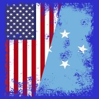 Half Micronesian Flag Vintage Micronesia Usa Gift T-Shirt thumb 7