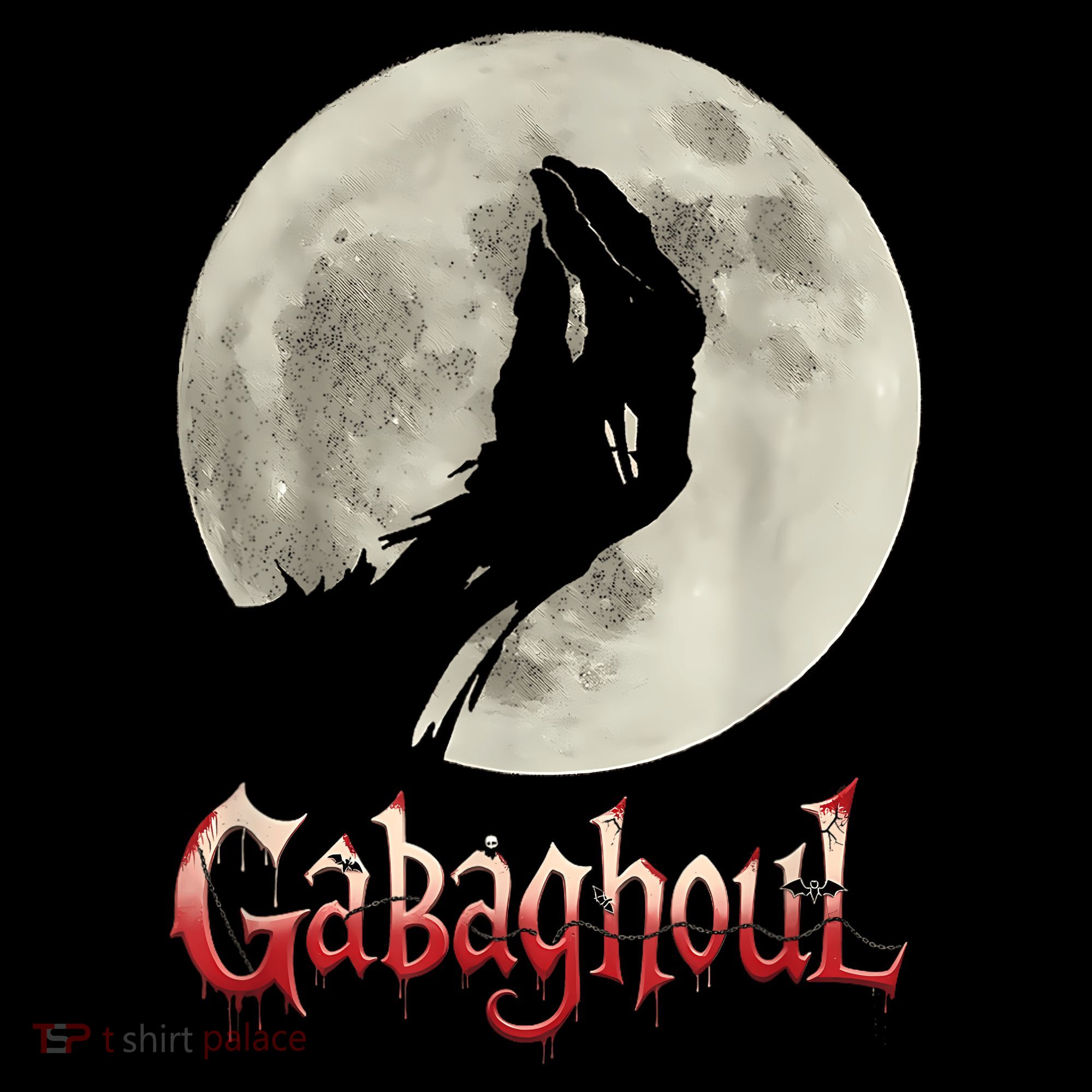 Hand Moon Gabagool Halloween Ornament