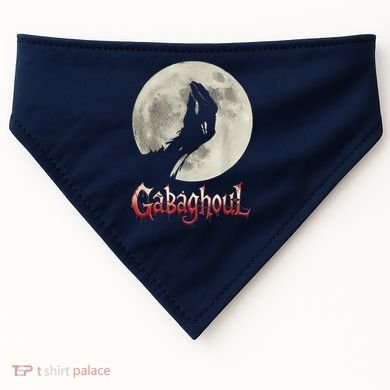 Hand Moon Gabagool Halloween USA-Made Doggie Bandana