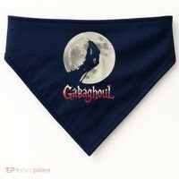 Hand Moon Gabagool Halloween USA-Made Doggie Bandana thumb 0