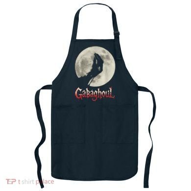 Hand Moon Gabagool Halloween Apron